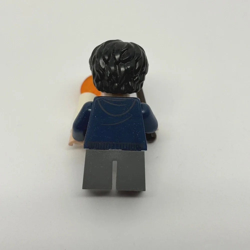 LEGO Harry Potter Minifigure Dark Blue Hoodie Wand and Candle Aragog  Lair